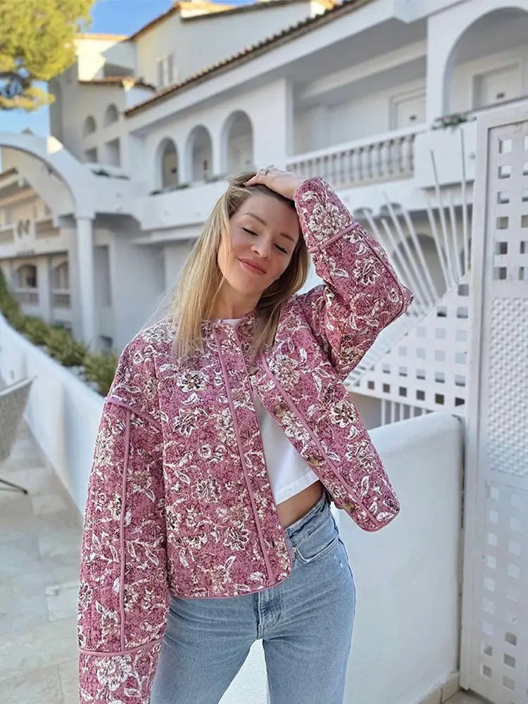 Nicole | Giacca stampata di tendenza