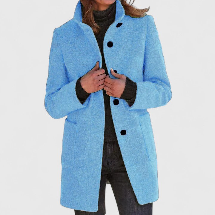 Elena | Cappotto classico in misto lana