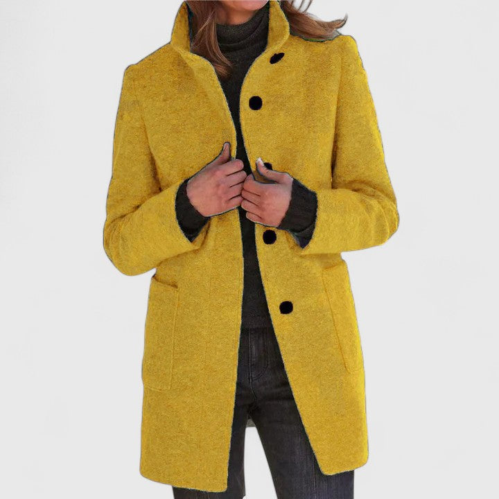 Elena | Cappotto classico in misto lana