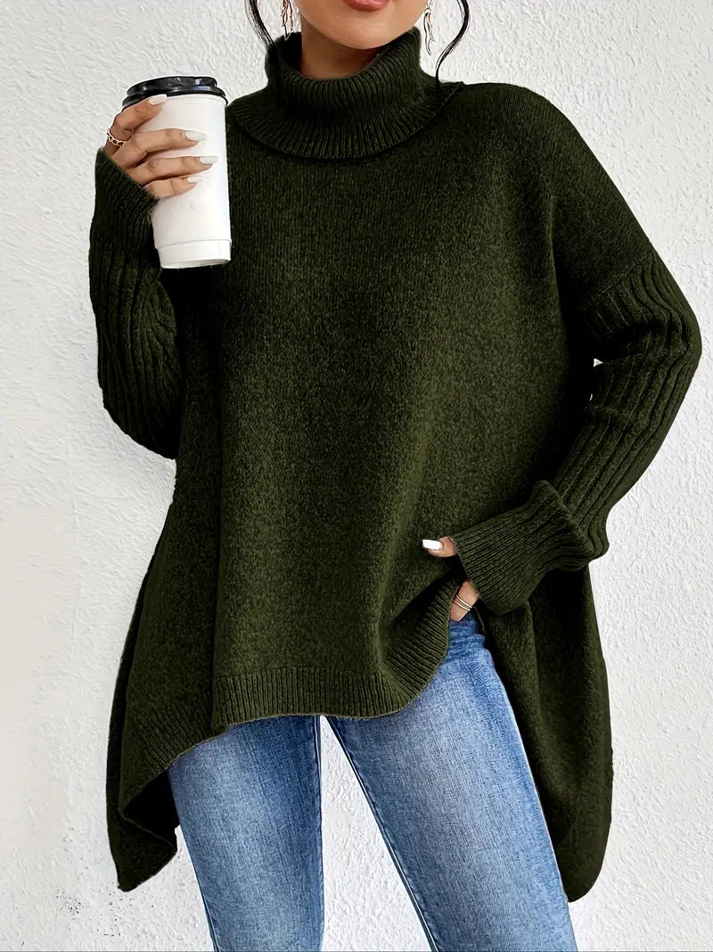 Mila | Maglione a collo alto con vestibilità ampia