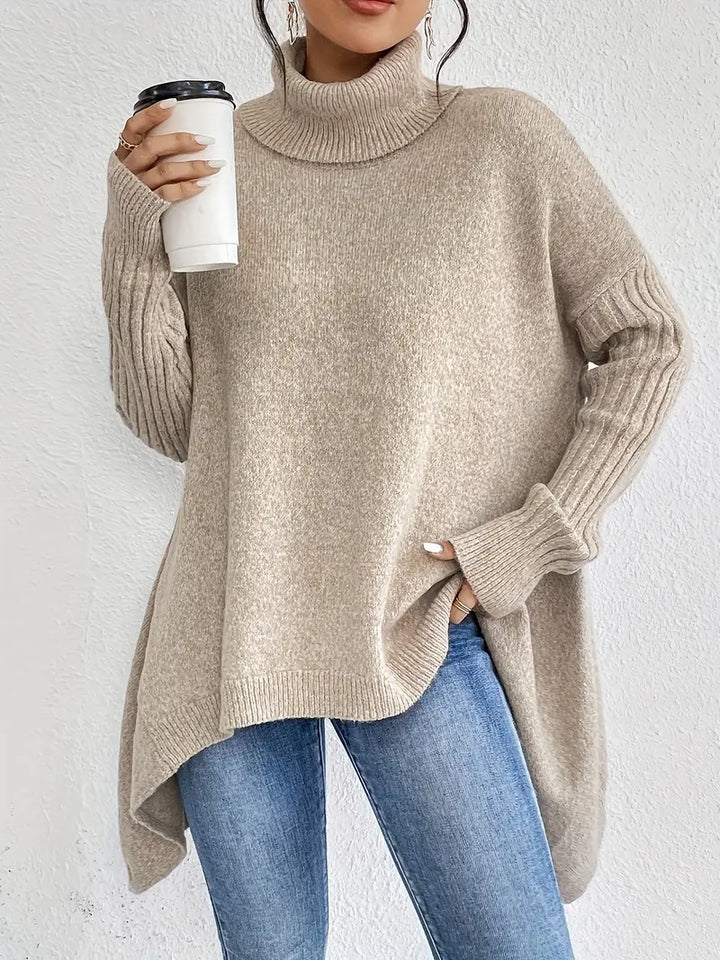 Mila | Maglione a collo alto con vestibilità ampia