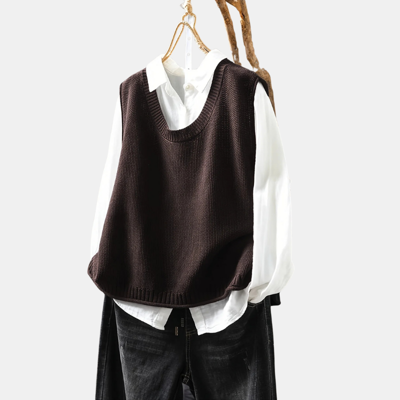 Maria | Gilet lavorato a maglia