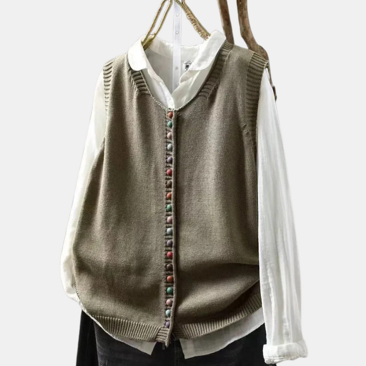 Emma | Gilet lavorato a maglia
