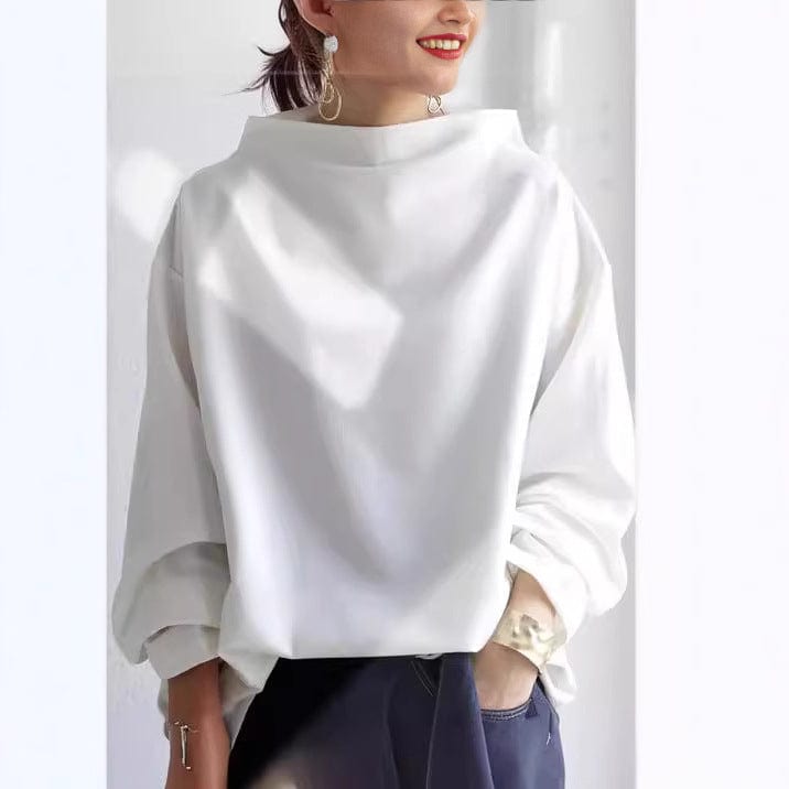 Margot | Top a collo alto in maglia morbida