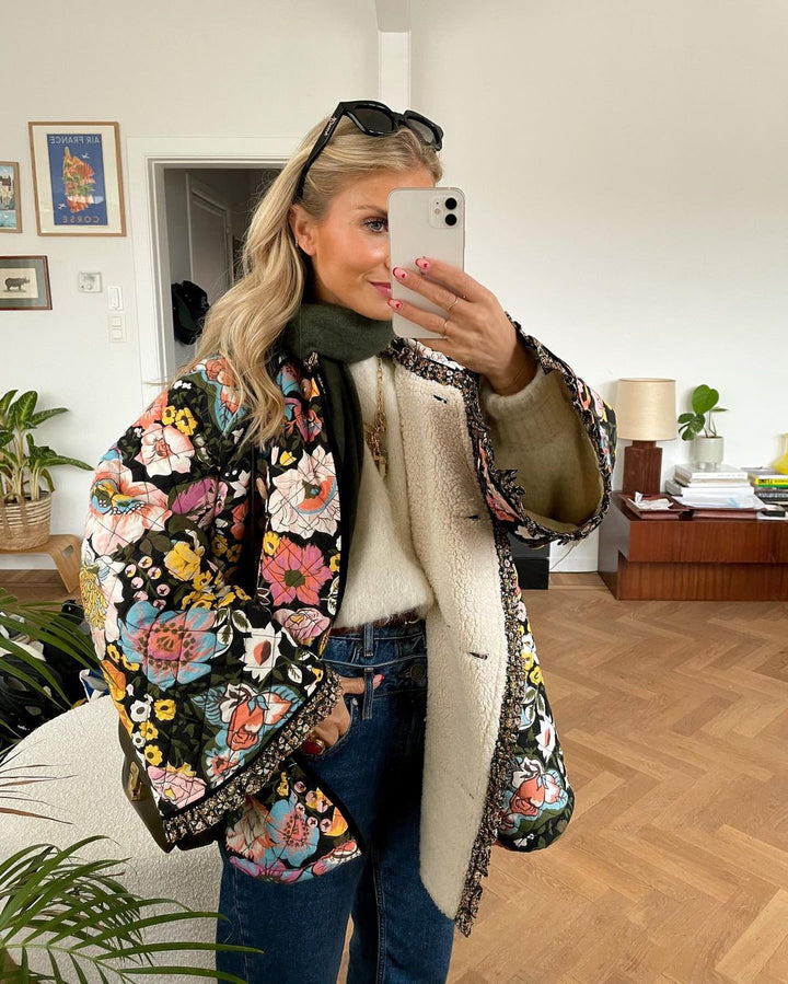 Nicole | Giacca stampata di tendenza