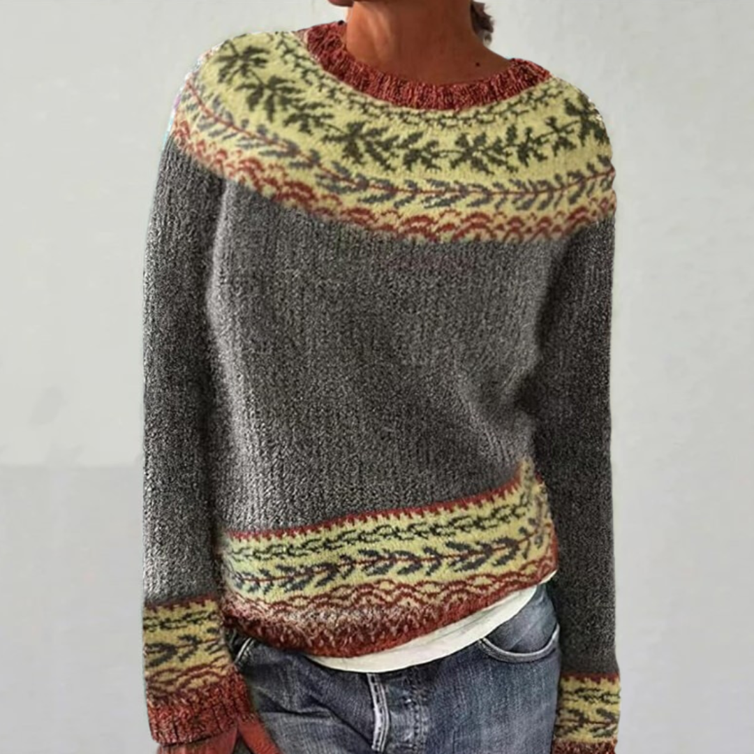 Lara | Accogliente maglione retrò