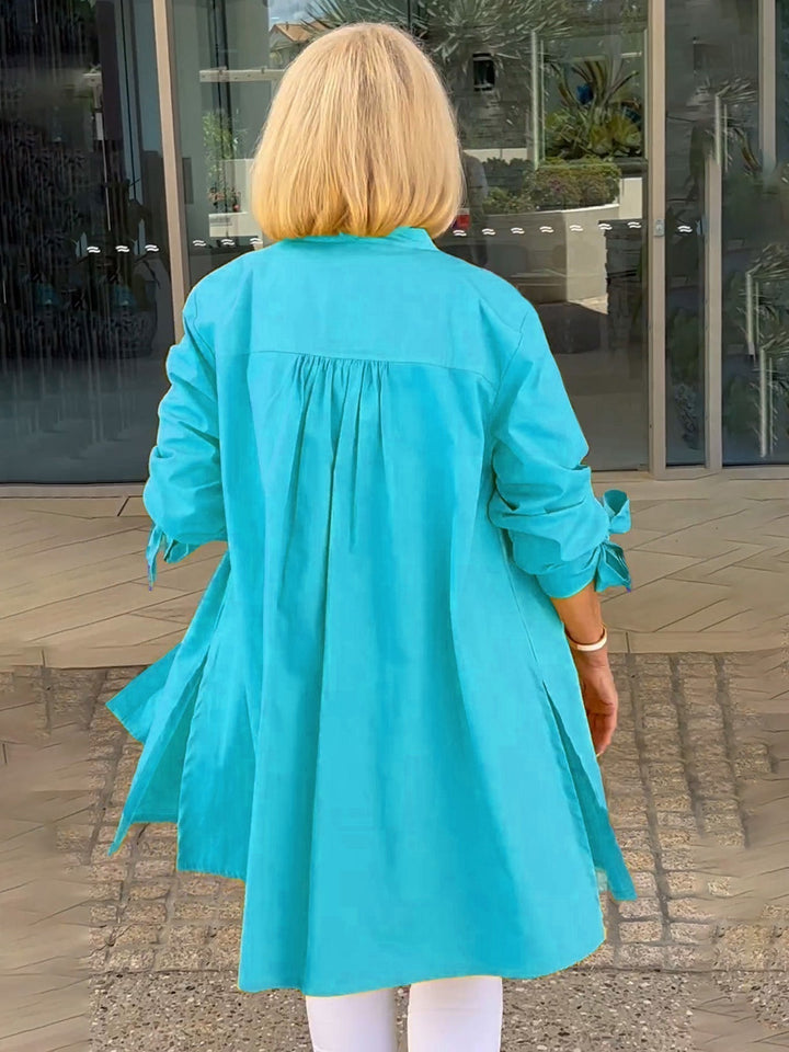 Célina | Giacca a camicia lunga di classe