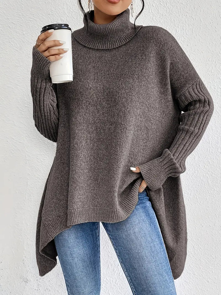 Mila | Maglione a collo alto con vestibilità ampia