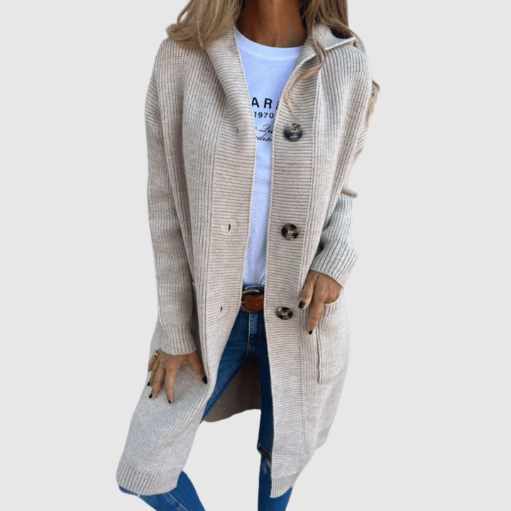 Monica | Cardigan lungo ed elegante per donna