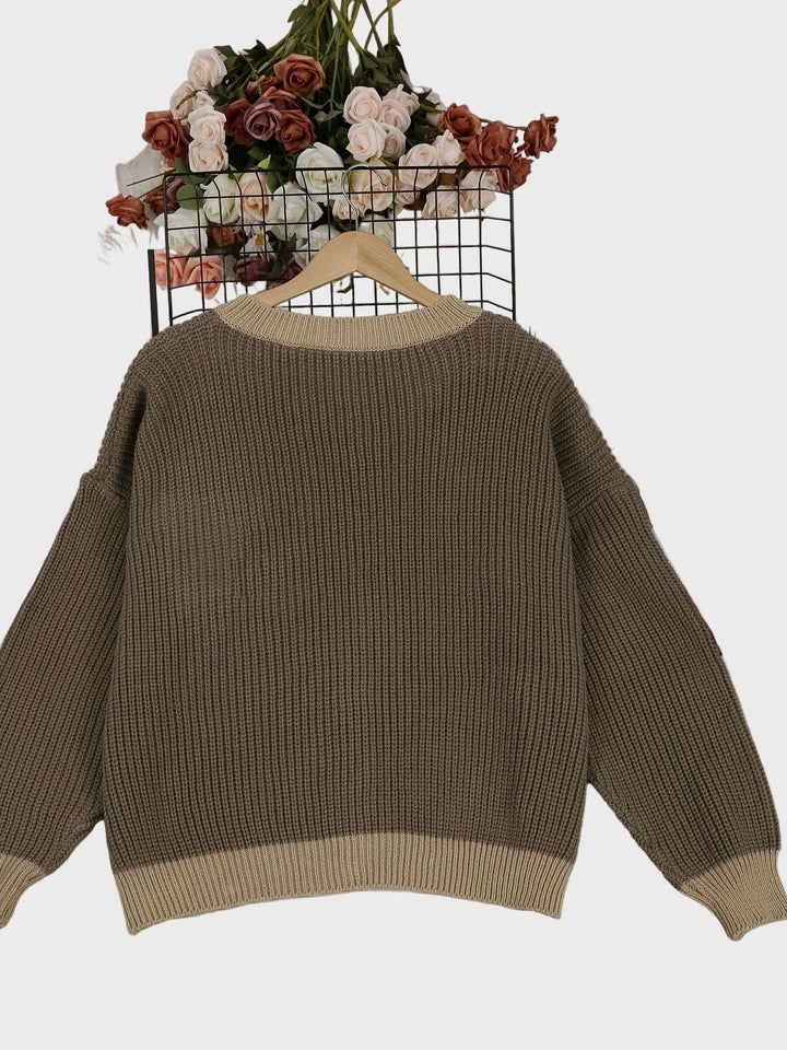 Elena | Cardigan con tasca in maglia