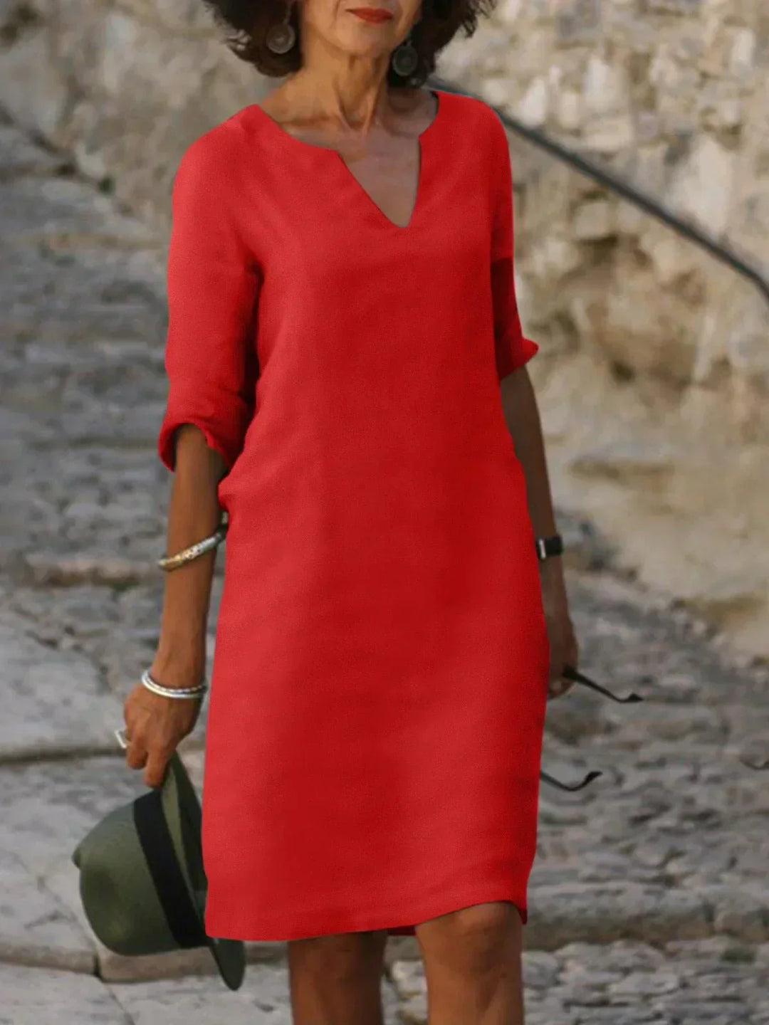 Alice | Abito elegante con scollo a V