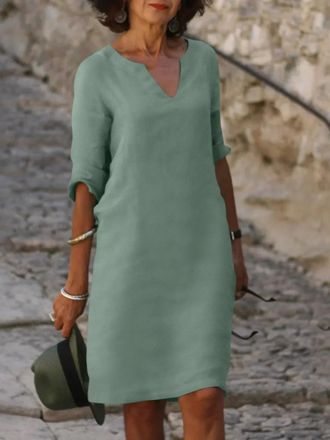 Alice | Abito elegante con scollo a V