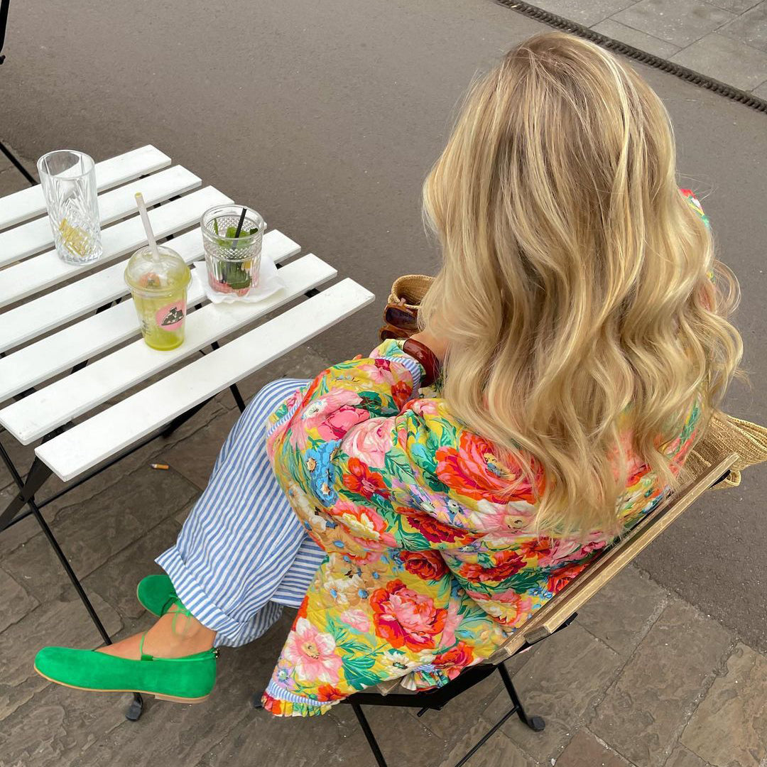 Trendy bedrukte jas van Nicole