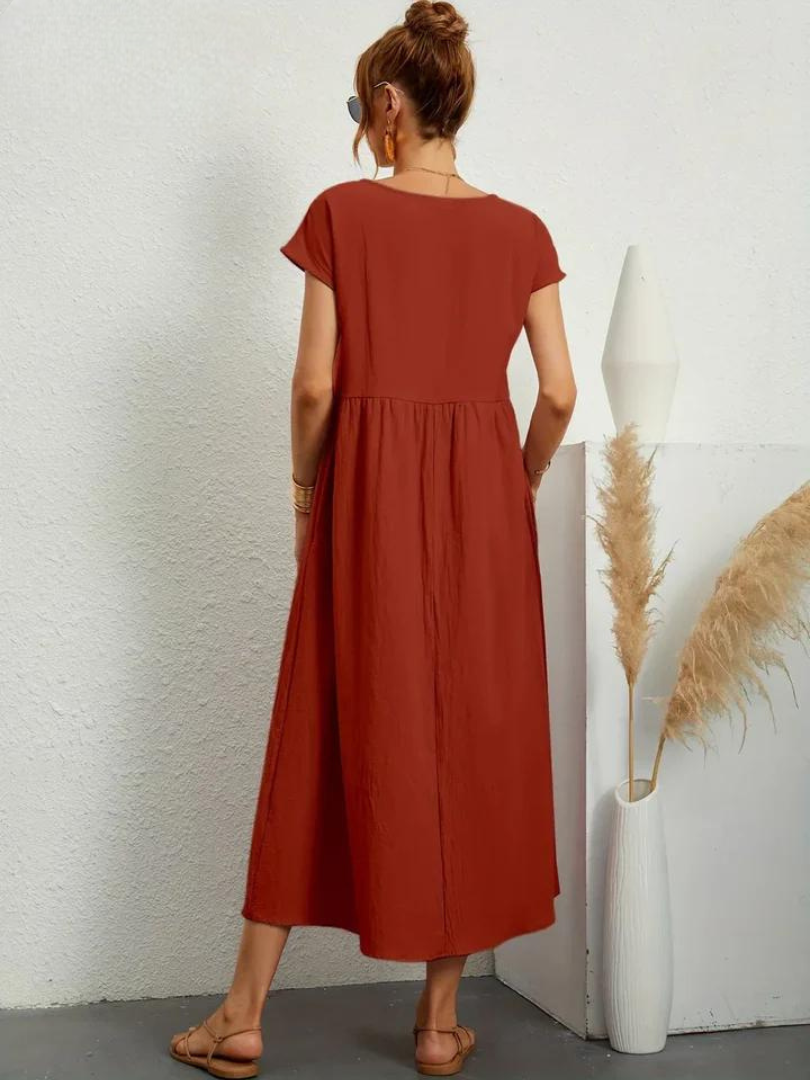 Michelle jurk in relaxte stijl