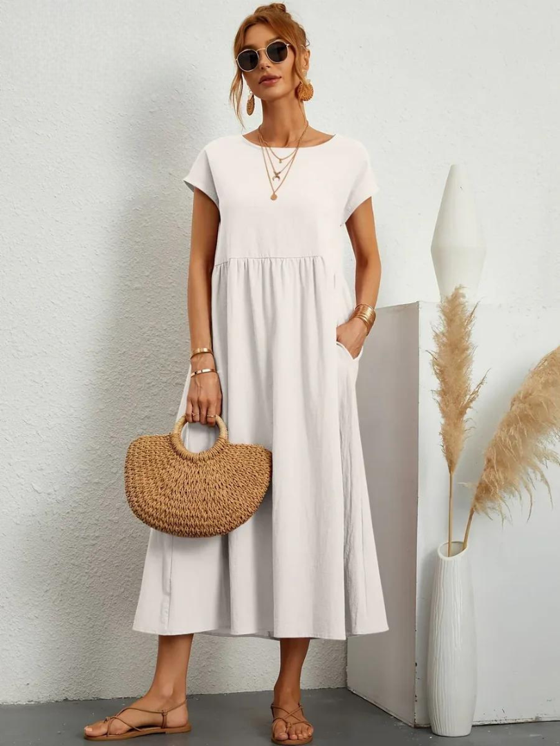 Michelle jurk in relaxte stijl