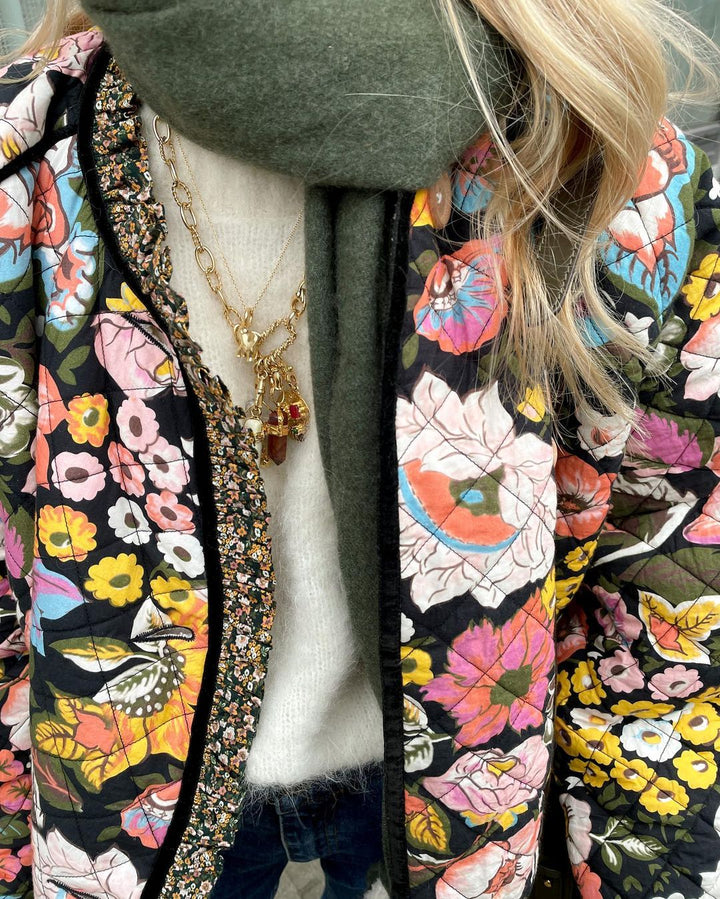 Trendy bedrukte jas van Nicole