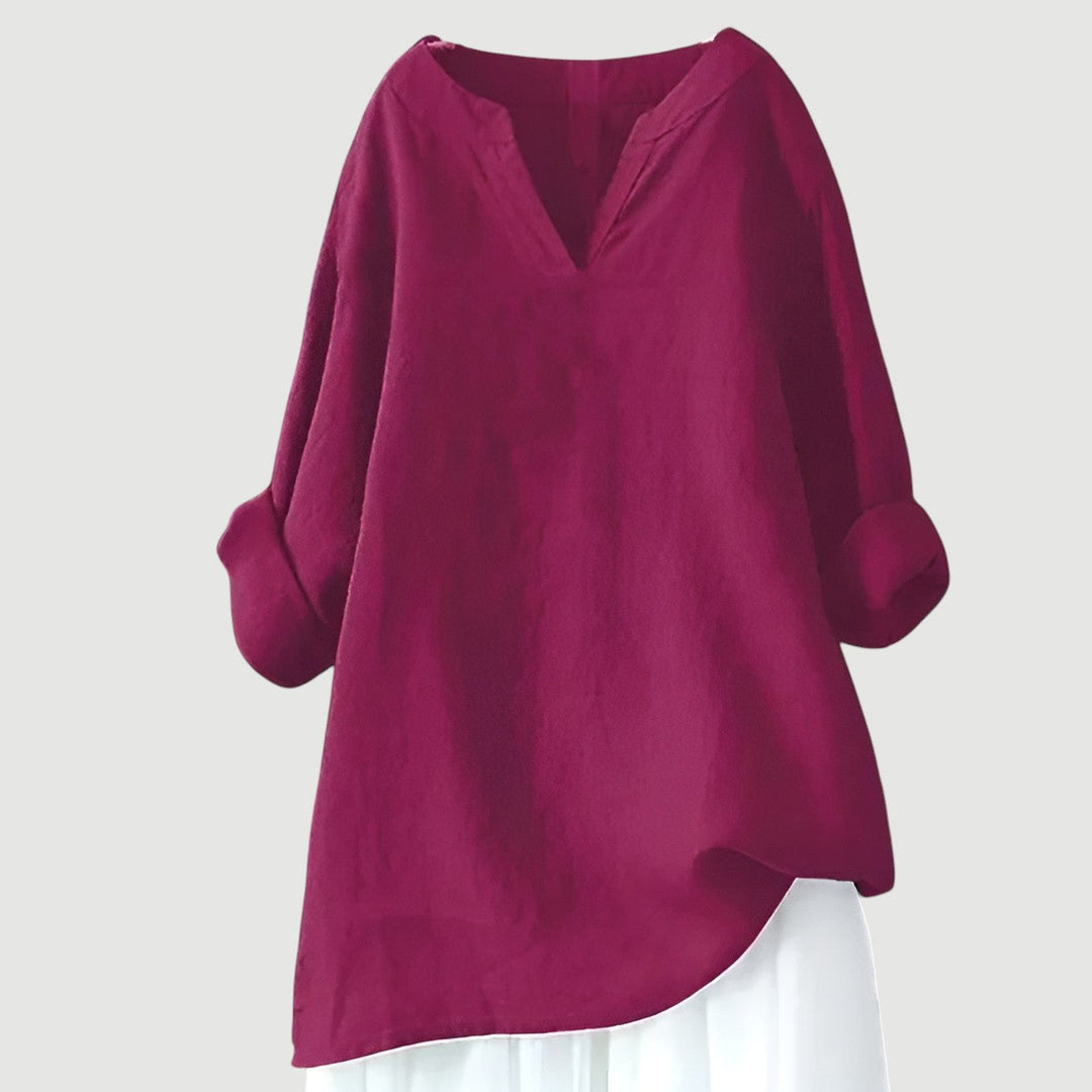 Relaxte blouse van Rebecca voor warme dagen