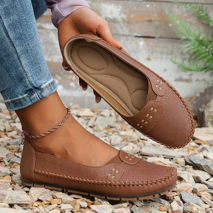 Anne | Orthopedic Loafers em estilo vintage