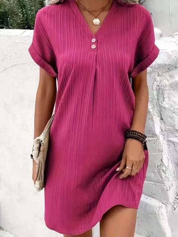 Elena | Vestido de corte descontraído