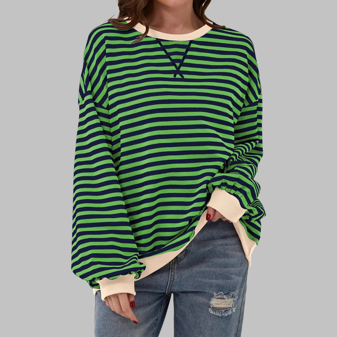 Malin | Camisola às riscas com um toque descontraído