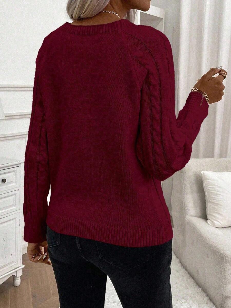 Amalie | Camisola clássica com pormenores de botões decorativos