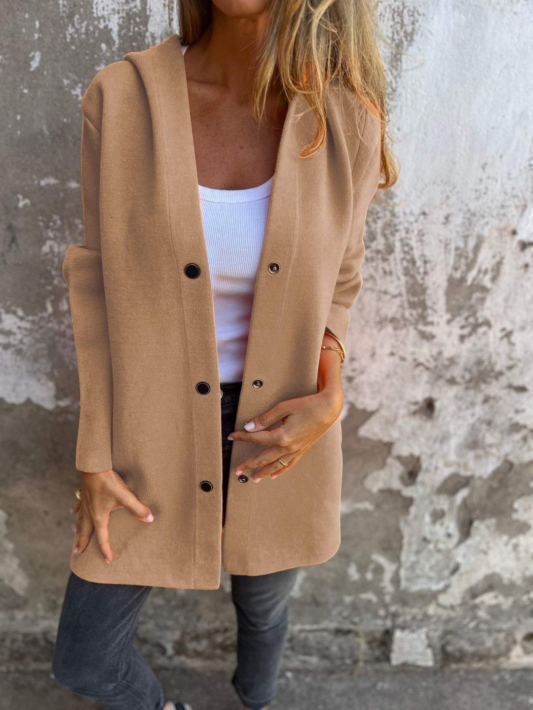 Casaco com capuz Linnea | Relaxed Jacket