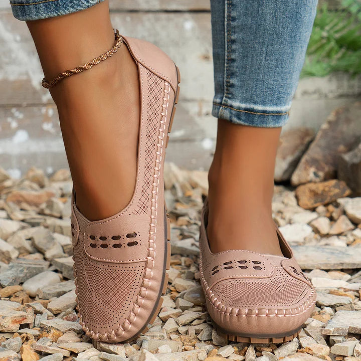 Anne | Orthopedic Loafers em estilo vintage