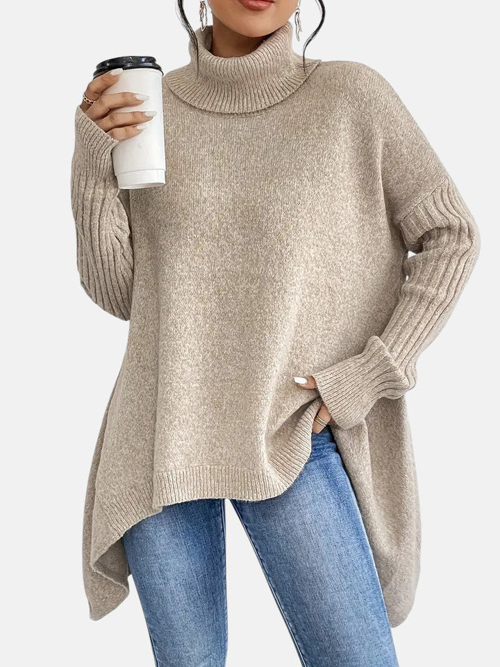 BRIGITTE – Extended Turtleneck Sweater