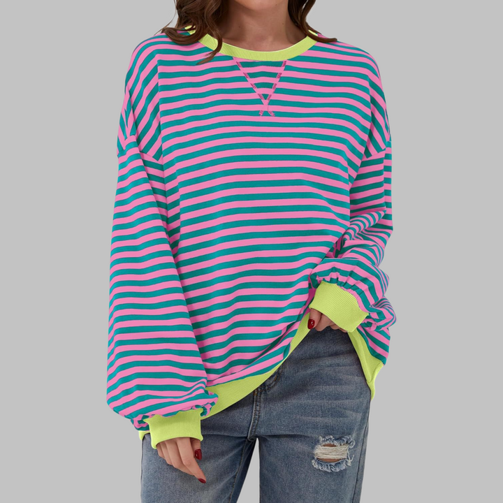 Malin | Camisola às riscas com um toque descontraído