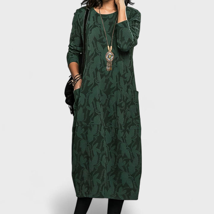 Madeleine - Vestido de inverno quente com um corte elegante