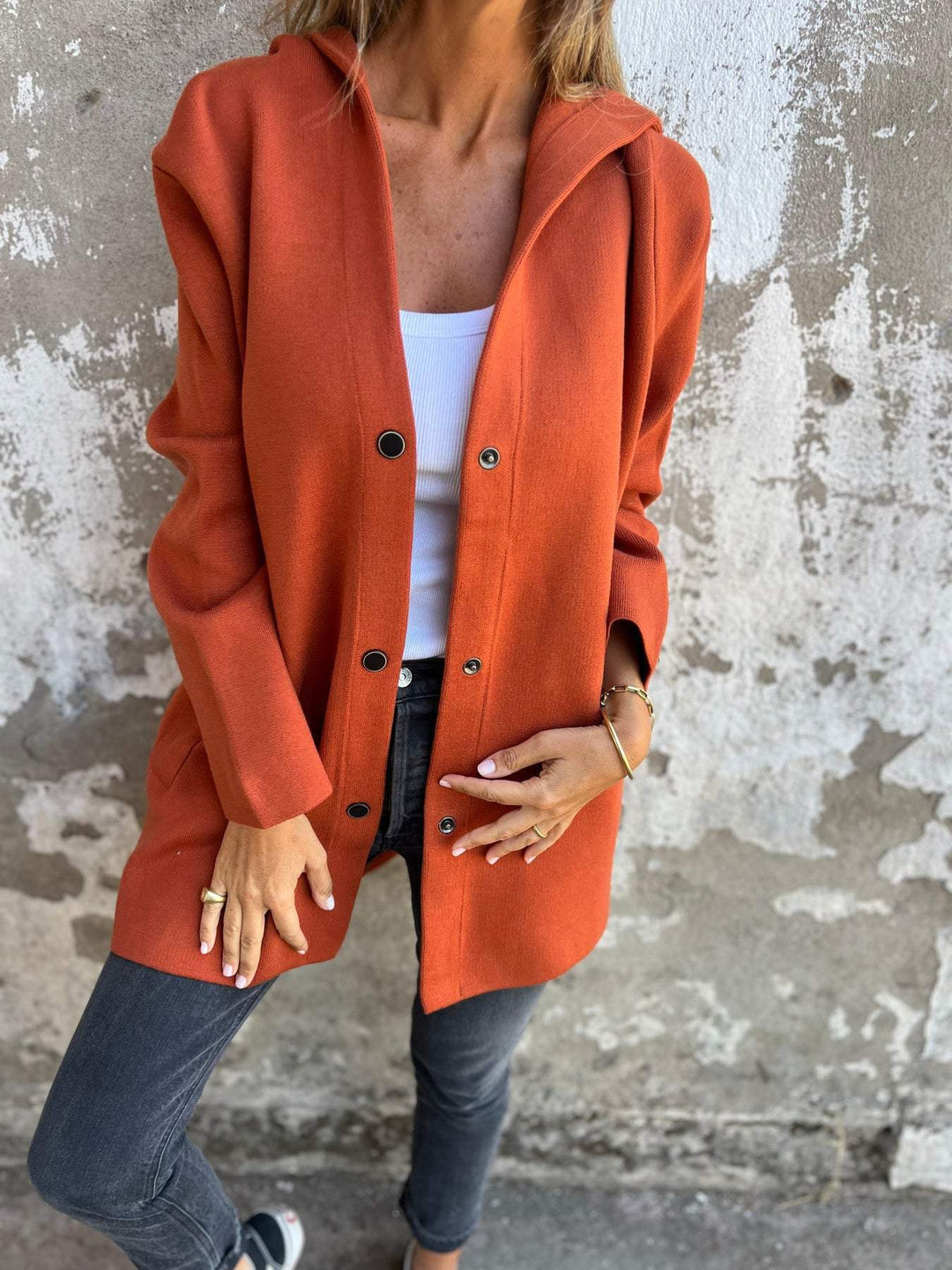 Casaco com capuz Linnea | Relaxed Jacket