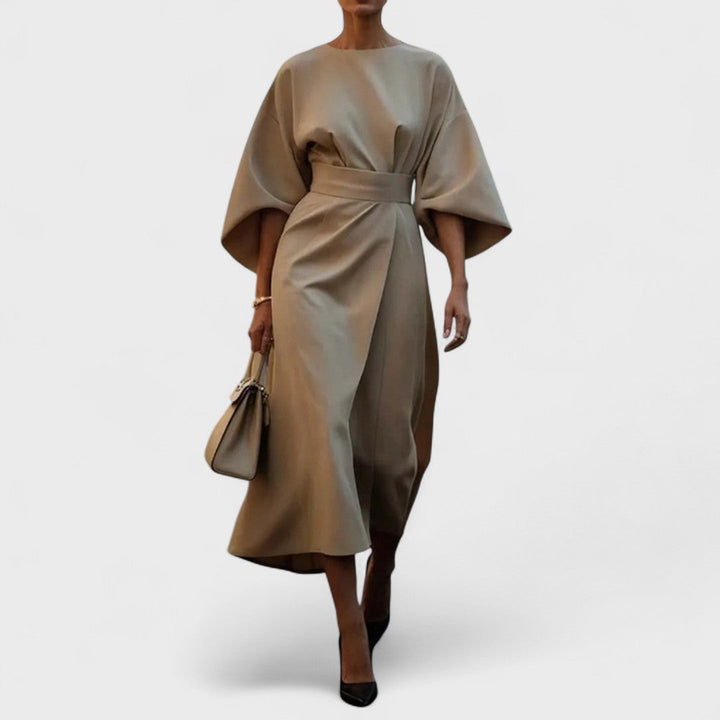 Louise - Vestido elegante com cinto