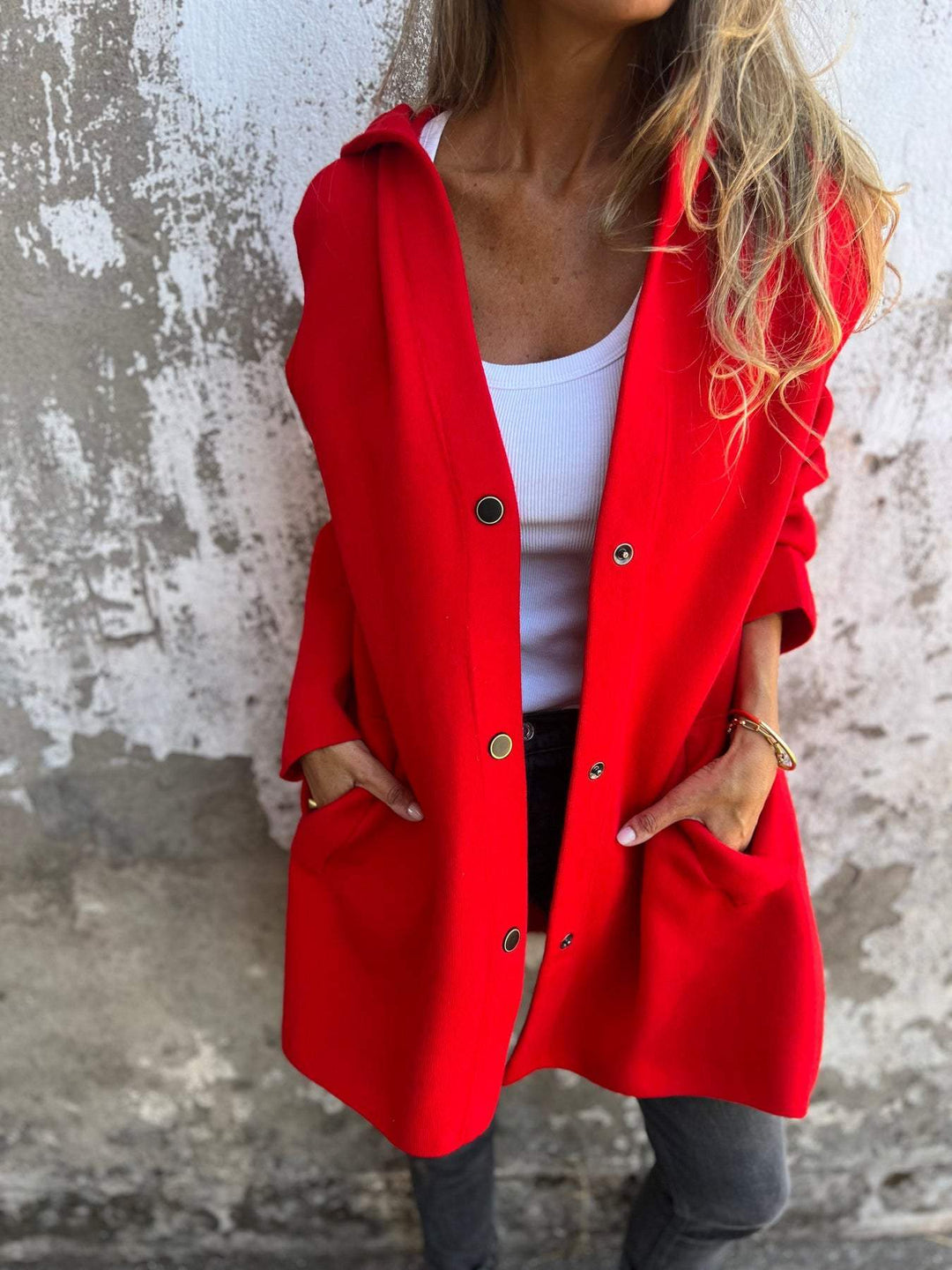 Casaco com capuz Linnea | Relaxed Jacket