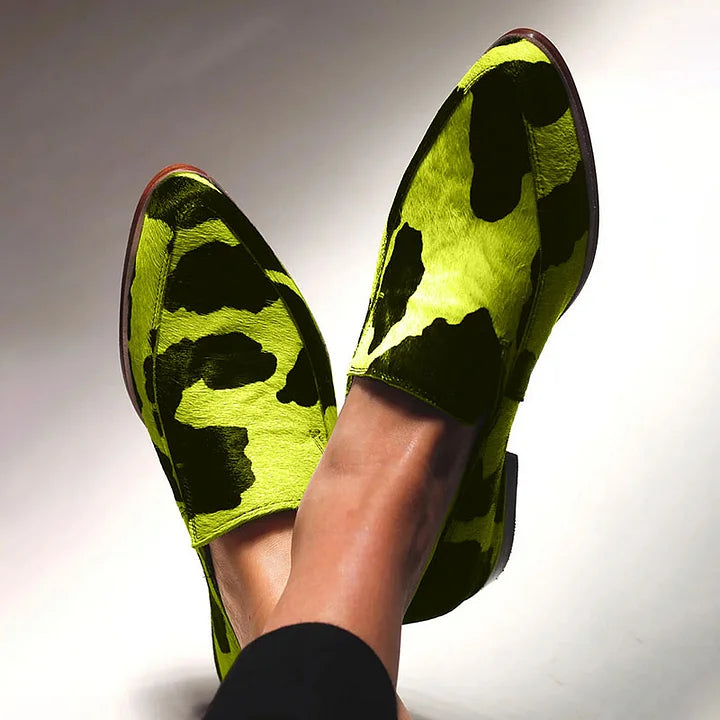 Alexandra | Bold Animal-Print Loafers