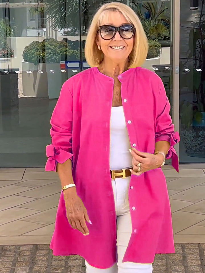 Célina | Classy lång skjortjacka