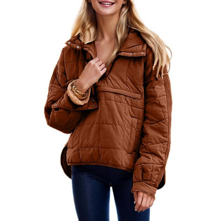 Farrell | Oversized Hooded Pullover-jacka med huva