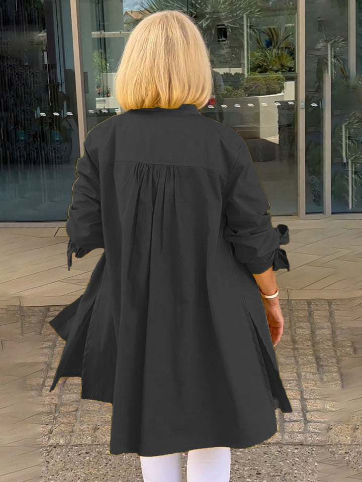 Célina | Classy lång skjortjacka