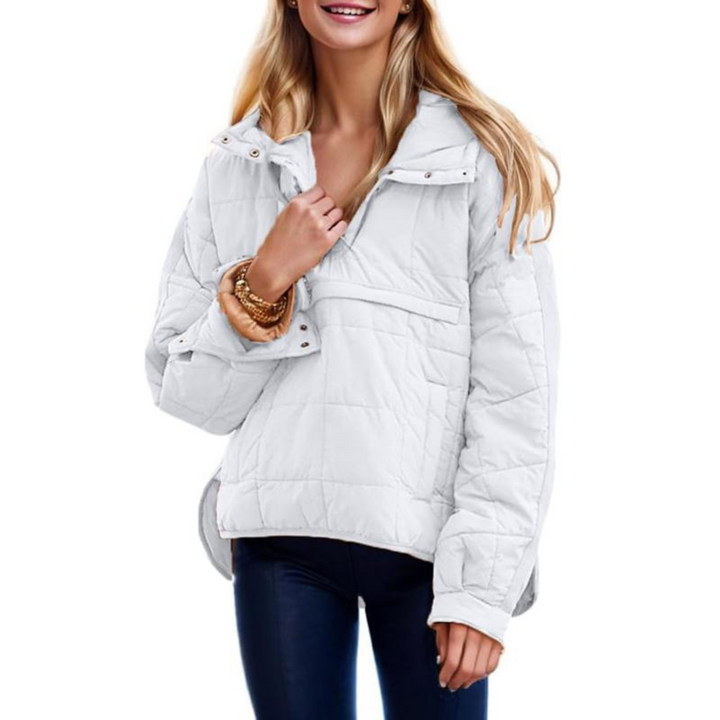 Farrell | Oversized Hooded Pullover-jacka med huva