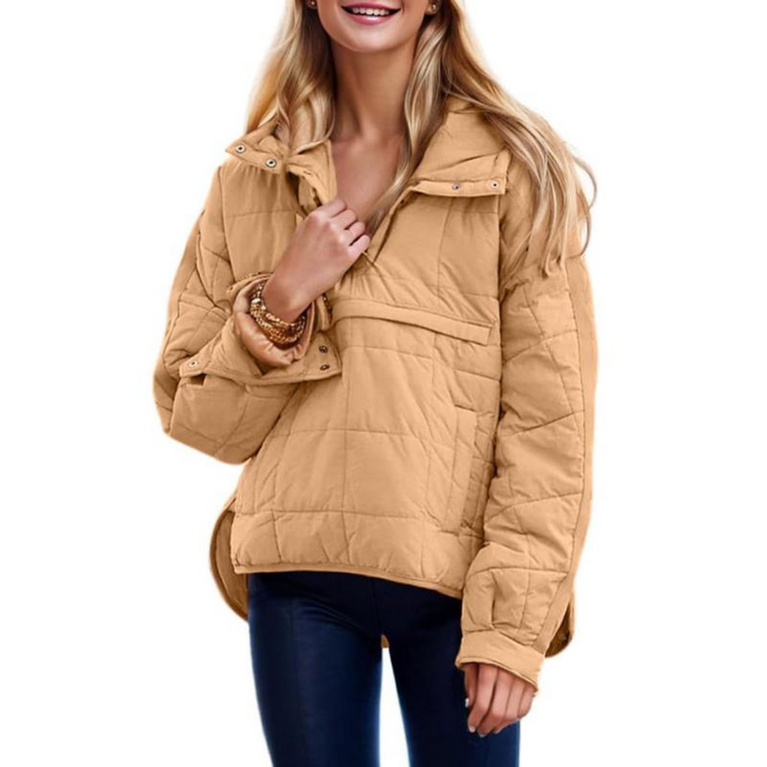 Farrell | Oversized Hooded Pullover-jacka med huva