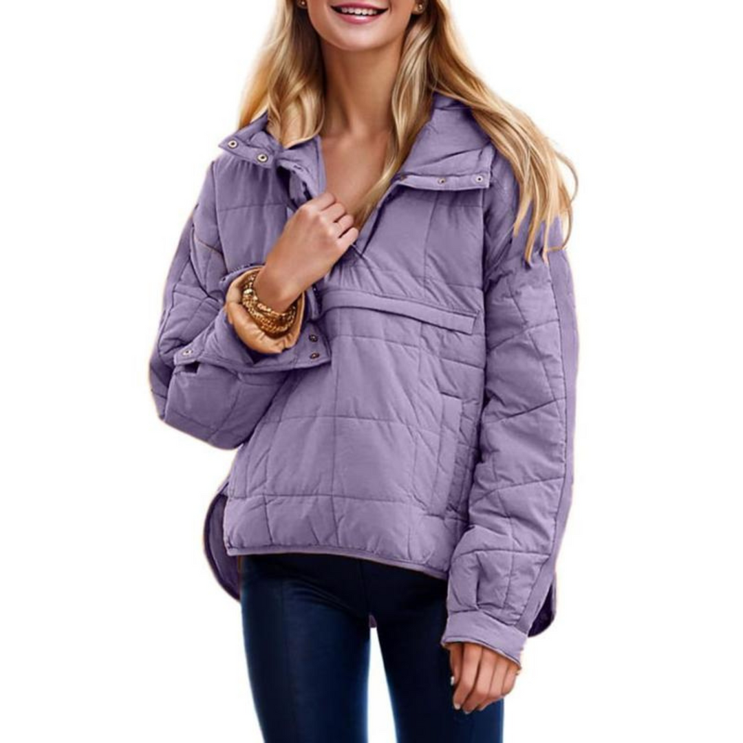 Farrell | Oversized Hooded Pullover-jacka med huva