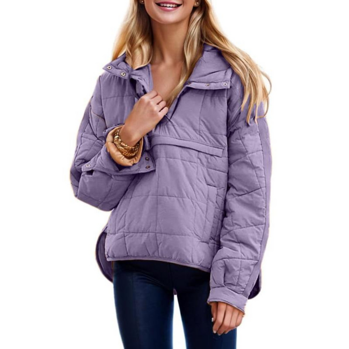 Farrell | Oversized Hooded Pullover-jacka med huva
