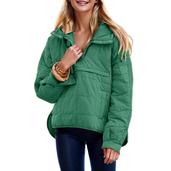 Farrell | Oversized Hooded Pullover-jacka med huva