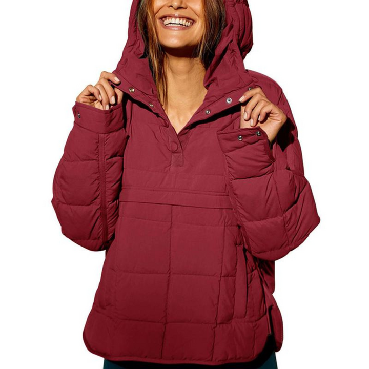 Farrell | Oversized Hooded Pullover-jacka med huva