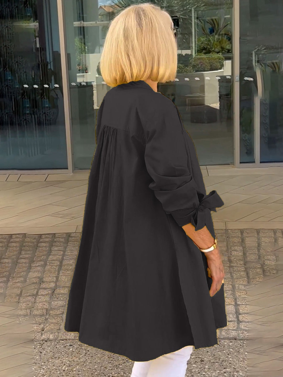 Célina | Classy lång skjortjacka