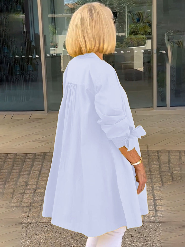 Célina | Classy lång skjortjacka