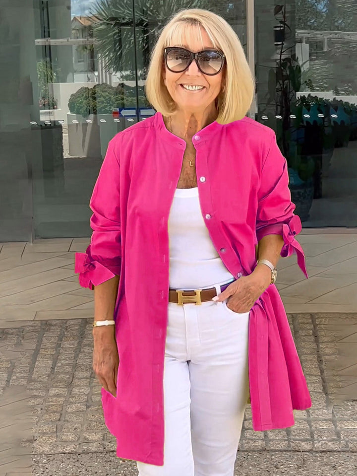 Célina | Classy lång skjortjacka
