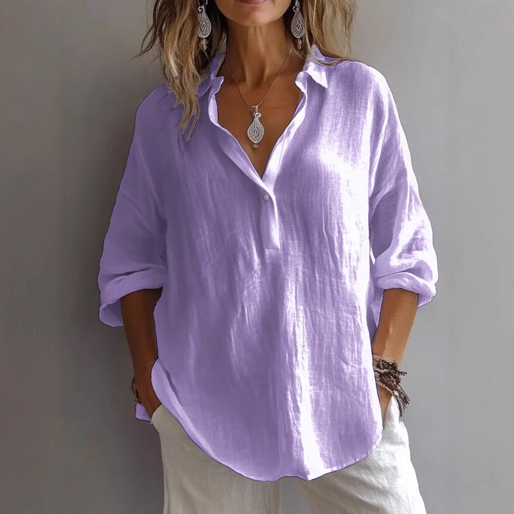 Luisa | Blus med avslappnad elegans