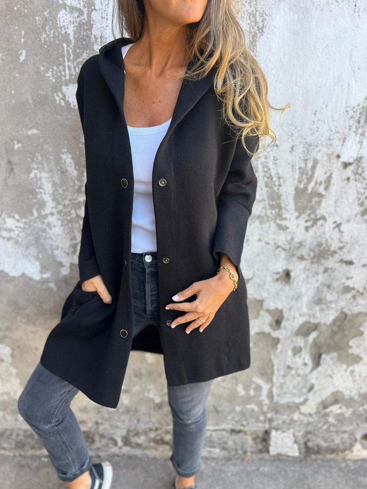 Linnea | Avslappnad jacka med huva